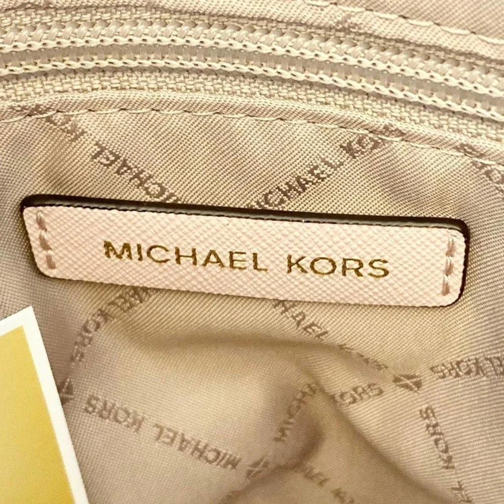 Michael Kors Purse & Wallet Medium Dome Satchel Crossbody Powder blush_8